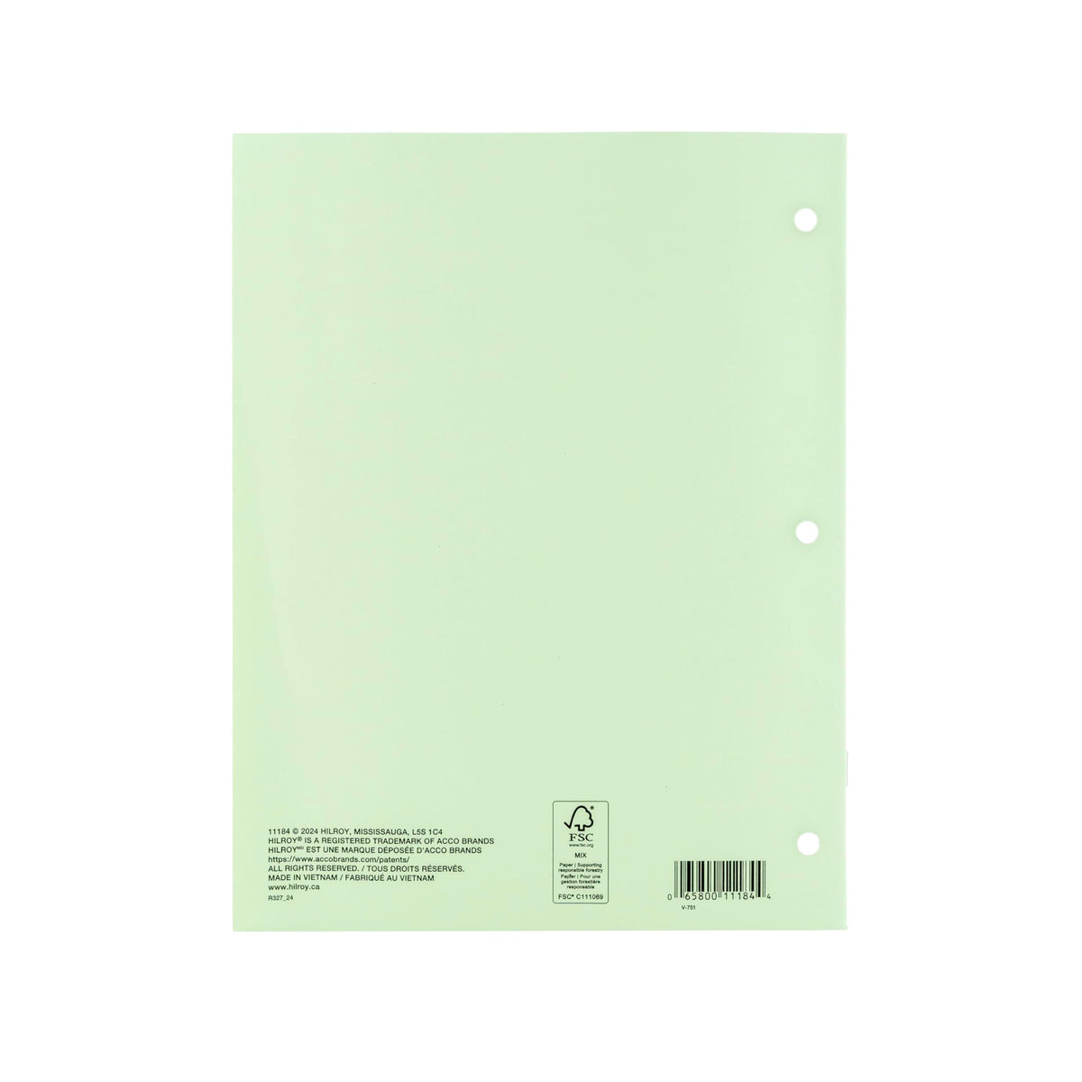Hilroy Stitched Exercise Book, 7 mm Ruled with Margin, 3-Hole Punched, 80 Pages/40 Sheets, 20-Pack, Assorted Colour Covers (11184)