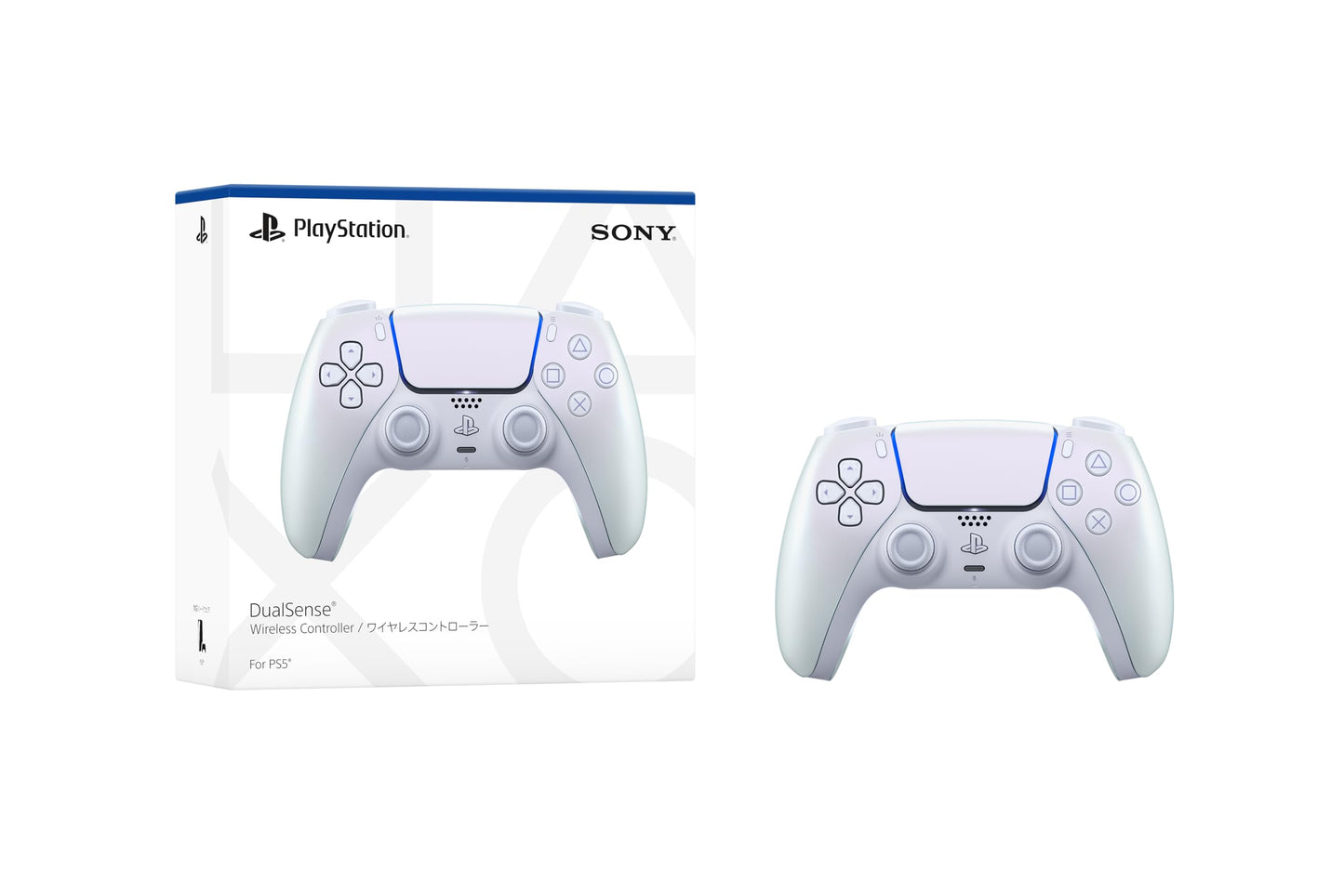 Manette sans fil DualSense – Chroma Pearl - Pour PS5, PC, MAC et mobile