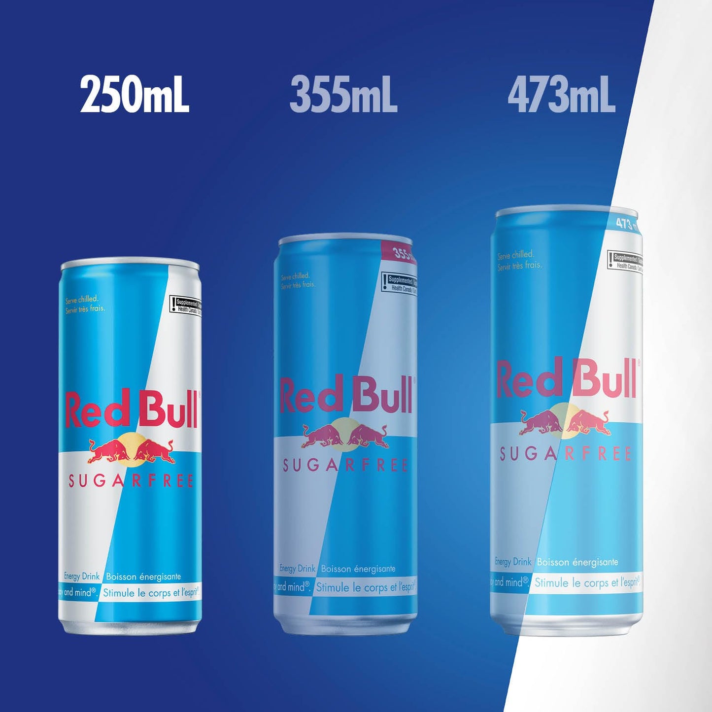 Red Bull Energy Drink, Sugar Free, 250 millilitre (Pack of 24) - Available at All In One Marketplace Canada