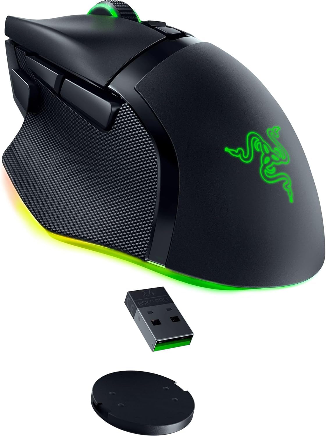 Razer Basilisk V3 Pro Customizable RGB Wireless Gaming Mouse, Black