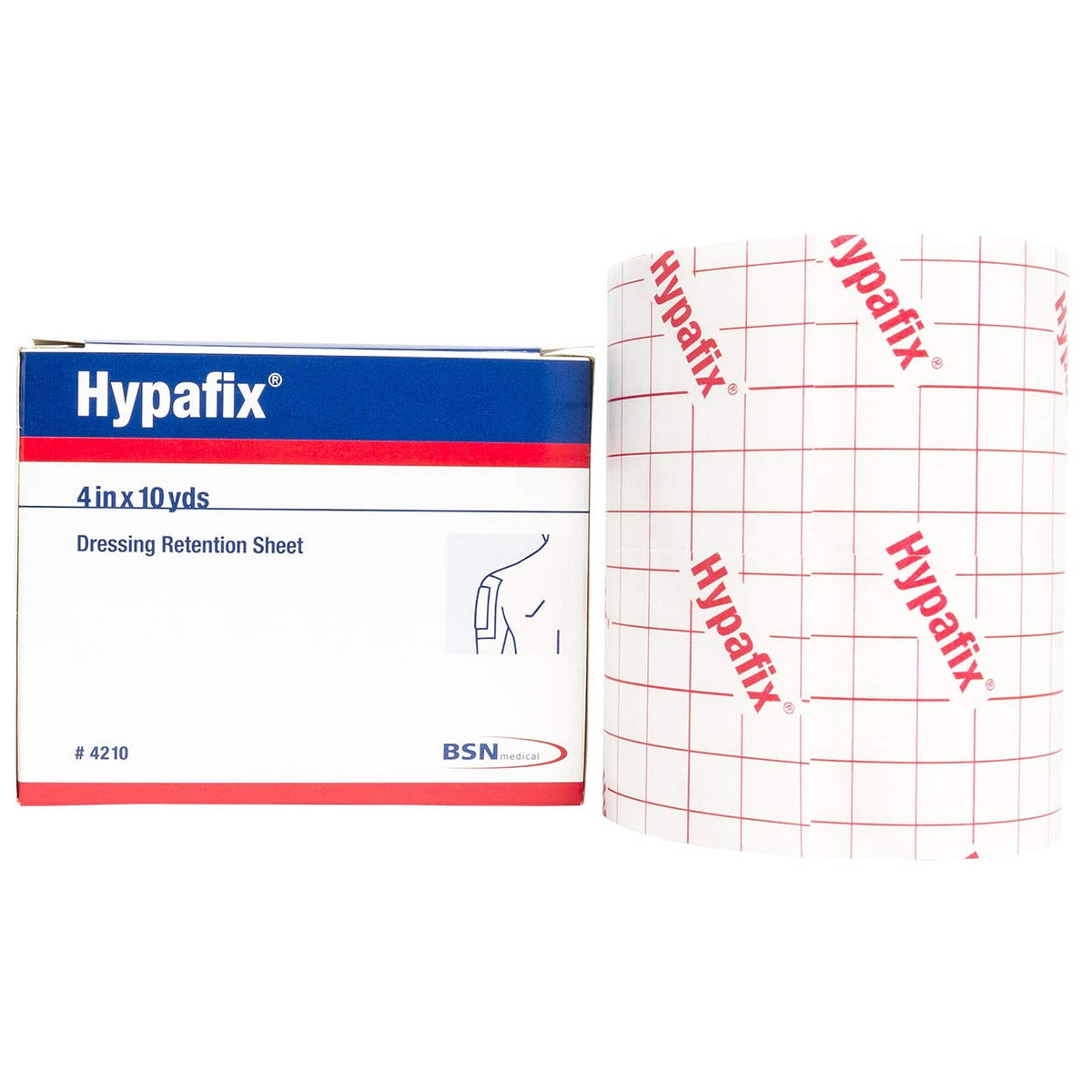 Hypafix Dressing Retention Tape- 4" x 10 yds - Each