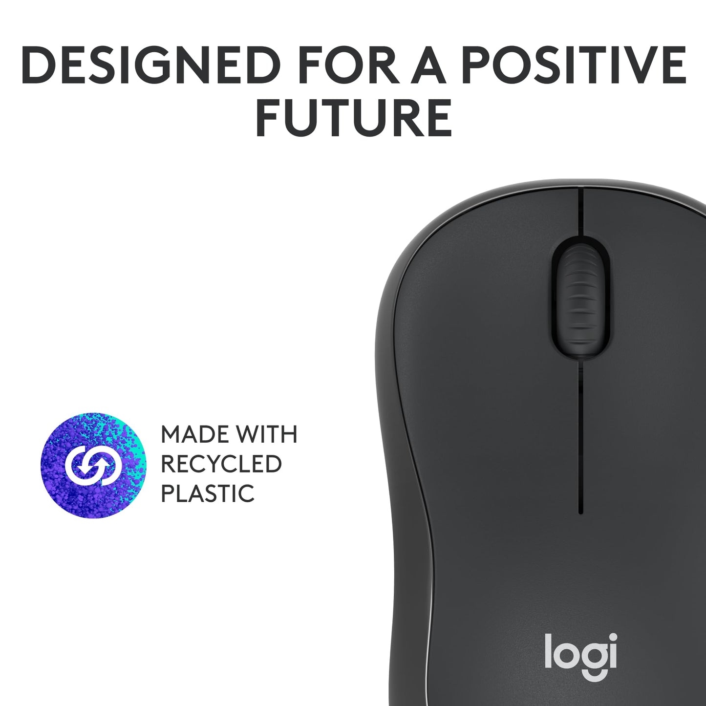 Logitech M240 Silent Bluetooth Mouse, Wireless, Compact, Portable, Smooth Tracking, 18-Month Battery, for Windows, macOS, ChromeOS, Compatible with PC, Mac, Laptop, Tablets - Graphite - Available at All In One Marketplace Canada