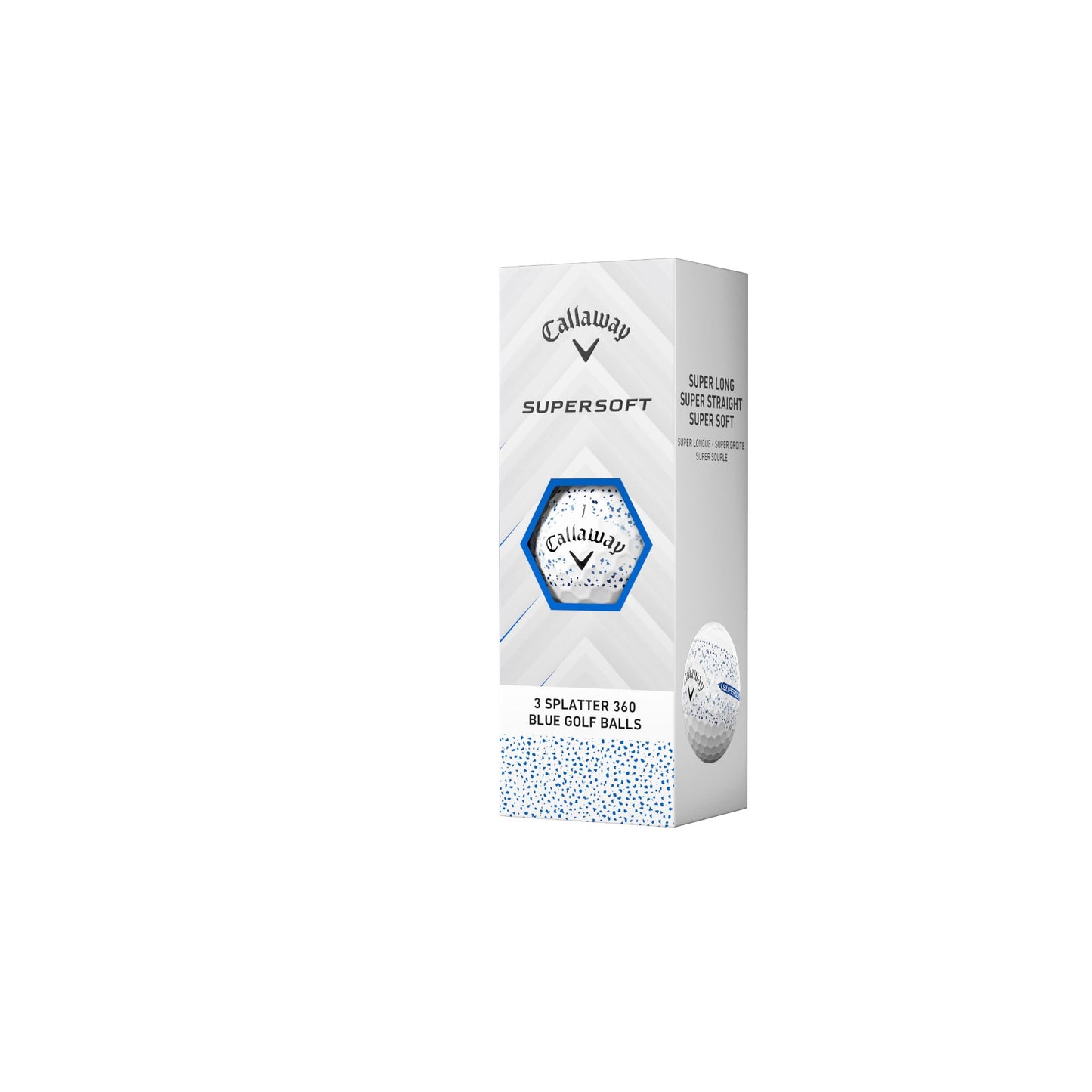 Callaway Golf Supersoft Golf Balls (2025, Blue Splatter)