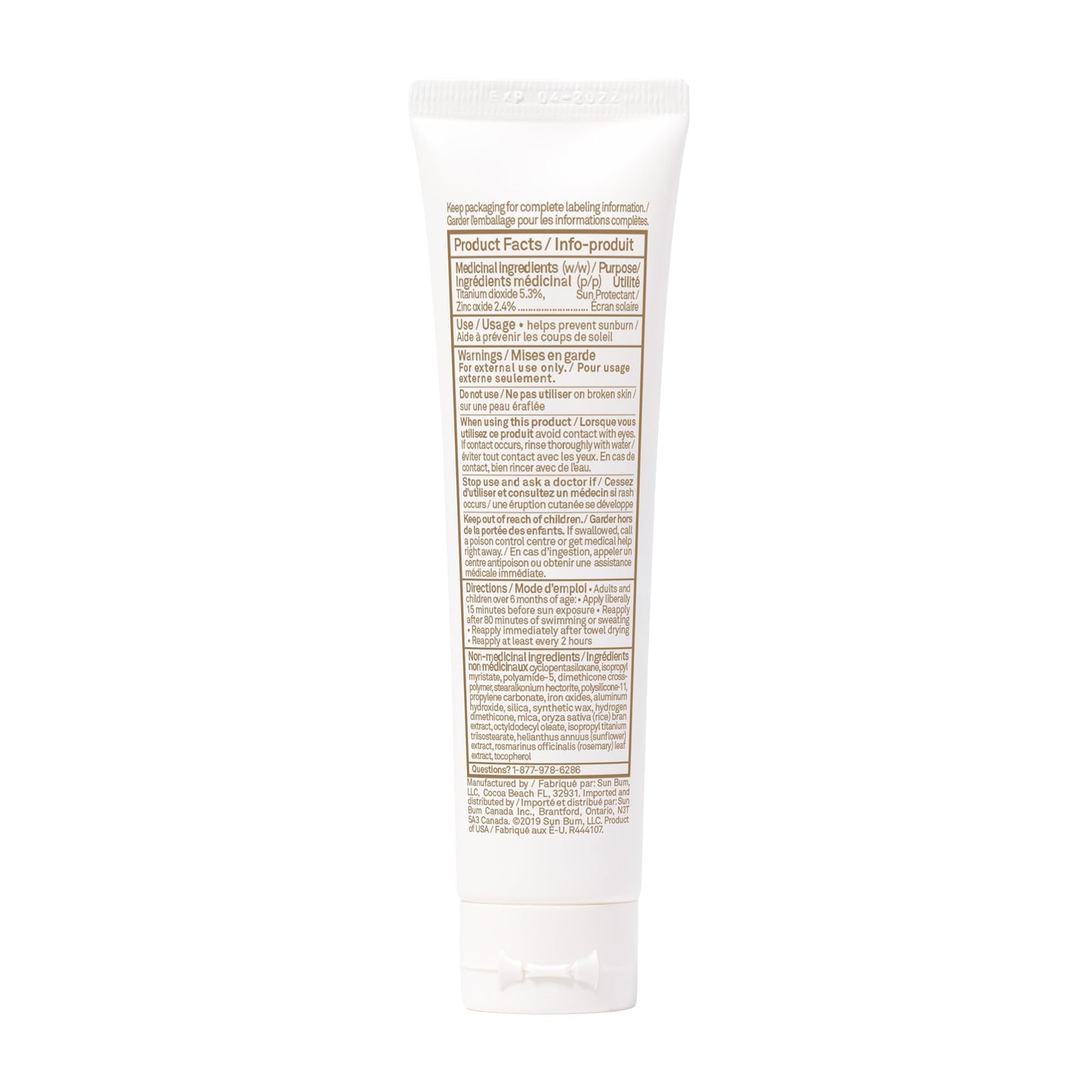 Sun Bum Mineral Spf 30 Tinted Face Lotion | Vegan and Reef friendly (Octinoxate & Oxybenzone Free) Broad Spectrum Natural Sunscreen with Uva/uvb Protection | 1.7 Oz, 1.7 ounces - Available at All In One Marketplace Canada