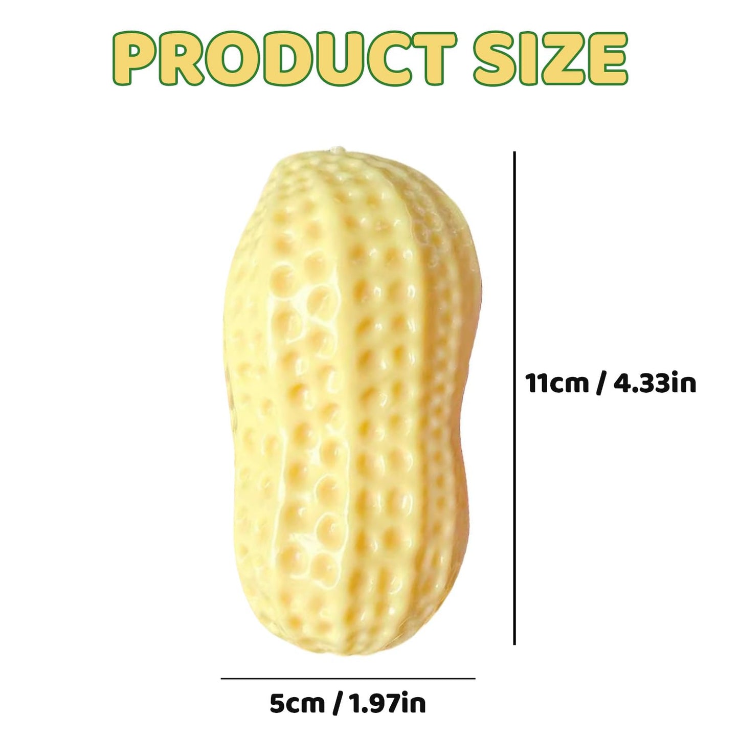 Peanut Squishies, Peanut Shape Stress Relief Ball Soft Squeeze Fidget, Soft Slow Rising Fidget Squeeze Soft Stress Relief Sensory Fidget for Adults Anxiety Relief Hand Relax for Office Desk Workers - Available at All In One Marketplace Canada