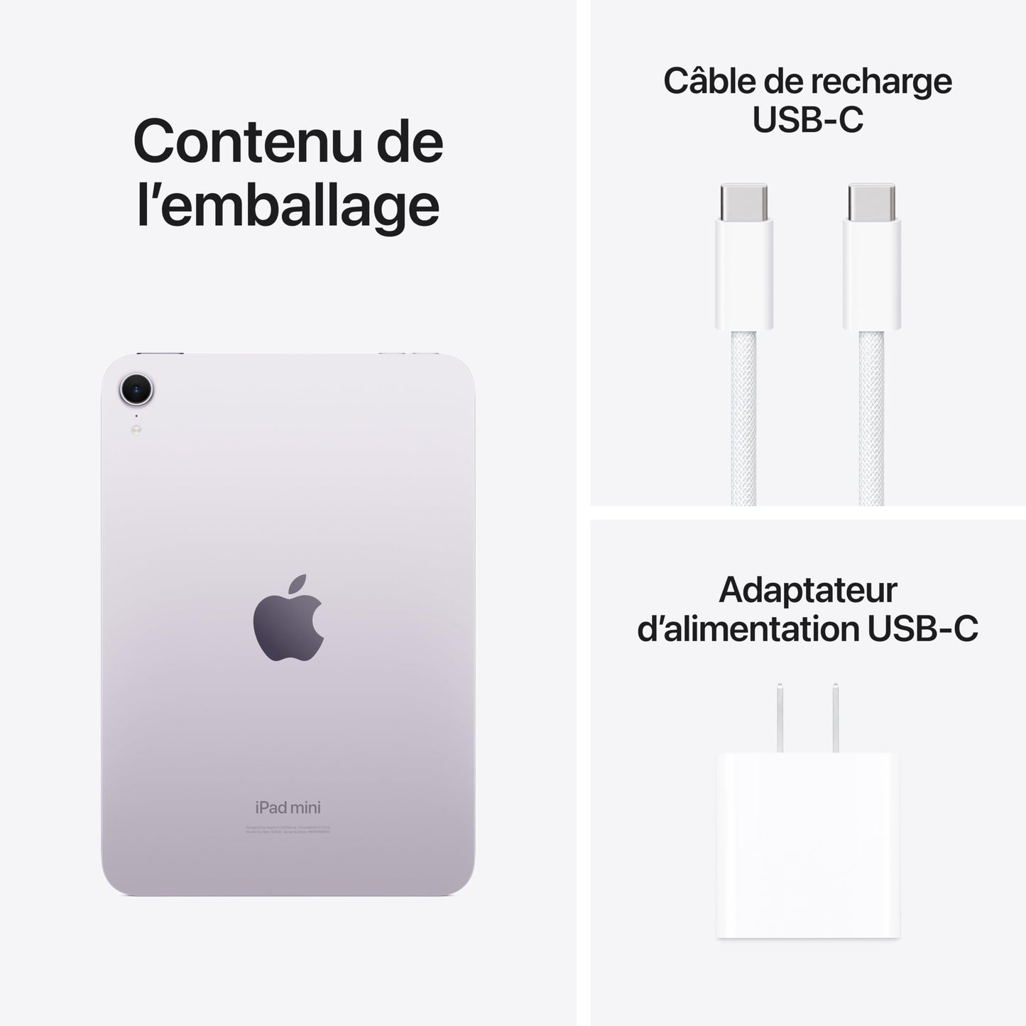Apple iPad mini (A17 Pro): Apple Intelligence, 8.3-inch Liquid Retina Display, 128GB, Wi-Fi 6E, 12MP Front/12MP Back Camera, Touch ID, All-Day Battery Life — Purple 🍁 All In One Marketplace Canada
