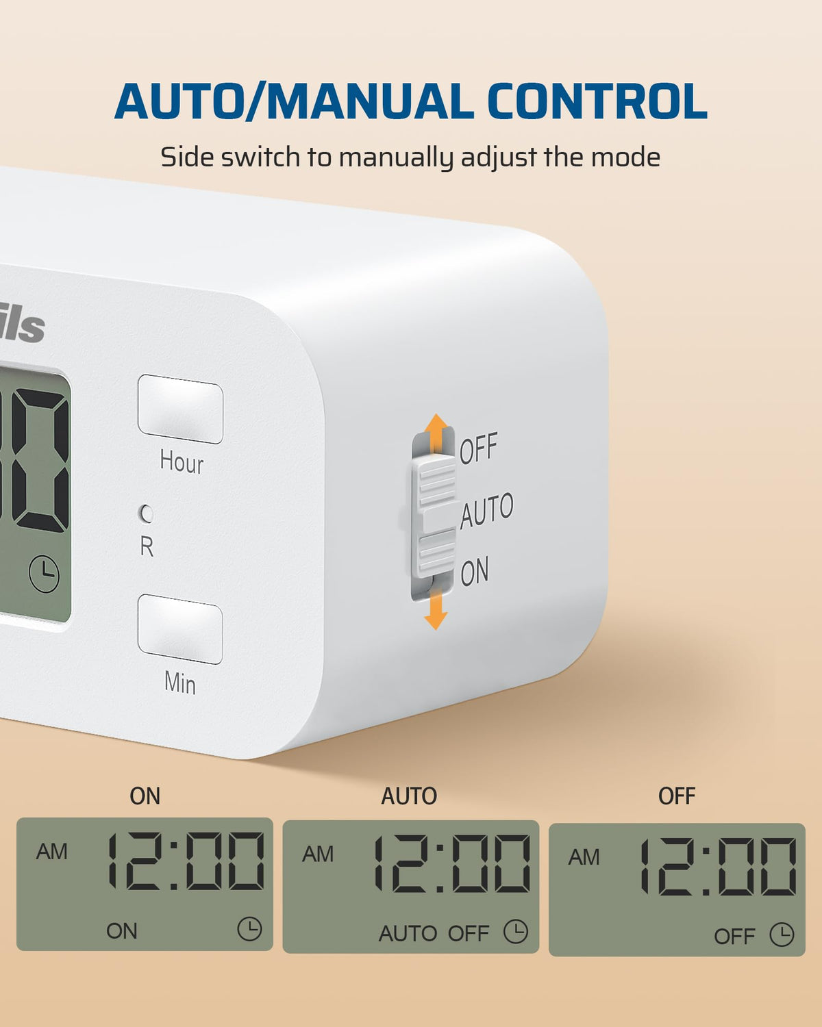 DEWENWILS 2 Pack 24 Hour Programmable Digital Timer Outlet, 1 Outlet, White 🍁 All In One Marketplace Canada