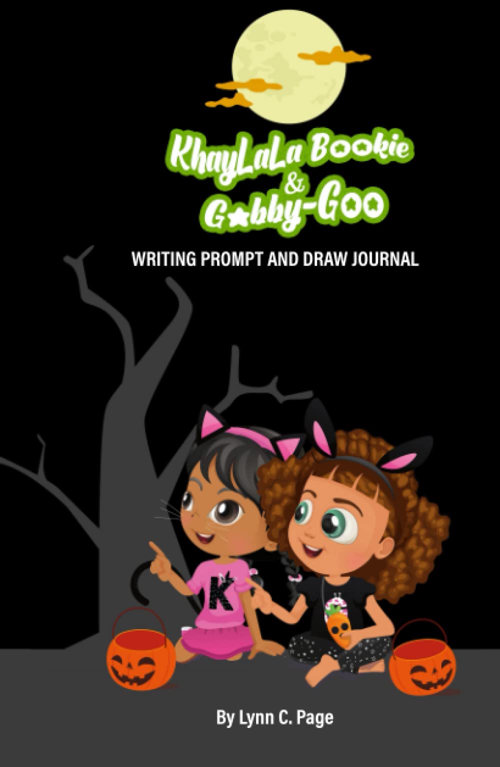 Journal d'écriture et de dessin pour Halloween : Cahier créatif Khay-La-La Bookie et Gabby-Goo pour les enfants de la maternelle à l'école primaire