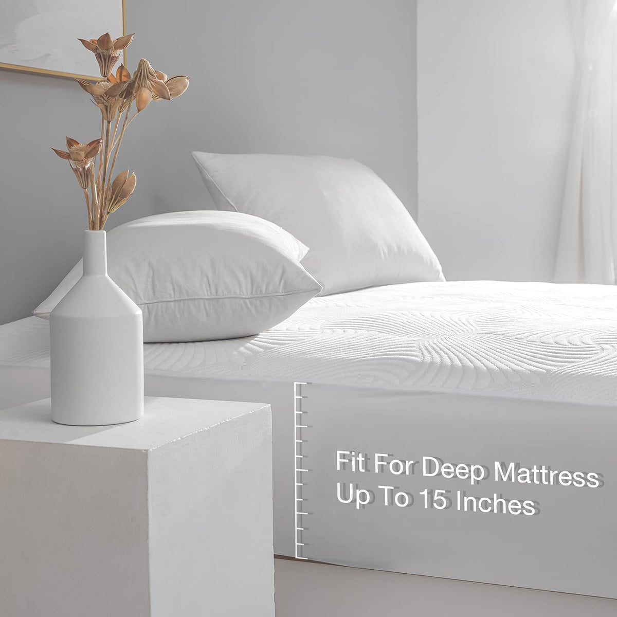 Heated Mattress Pad Full, 3D Air Fabric, Preheat & Memory for Cold Winter 🍁 All In One Marketplace Canada
