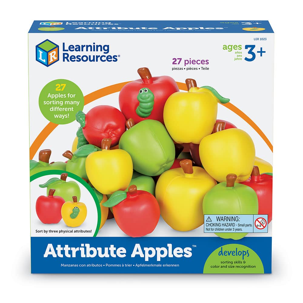Learning Resources Attribute Apples - Assorted, Assorted (LER1023)