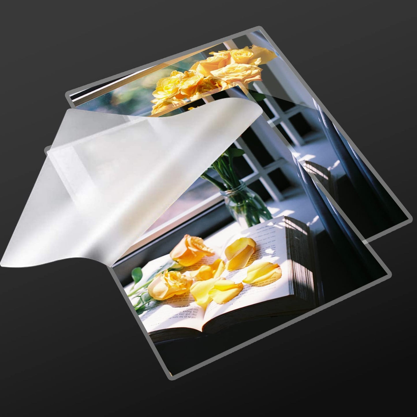 PAPRMA 3-MiL Laminating Sheets 200 Packs, Laminate Pouches Holds 8.5-x-11-inch Sheet, Clear Thermal Laminator Paper 9-x-11.5-inch - Available at All In One Marketplace Canada
