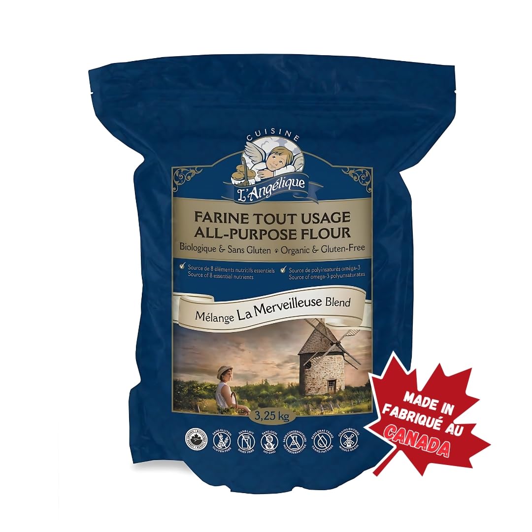 Cuisine L' Angelique La Merveilleuse Gluten-Free & Organic All-Purpose Flour, 3.25kg Cuisine L'Angelique