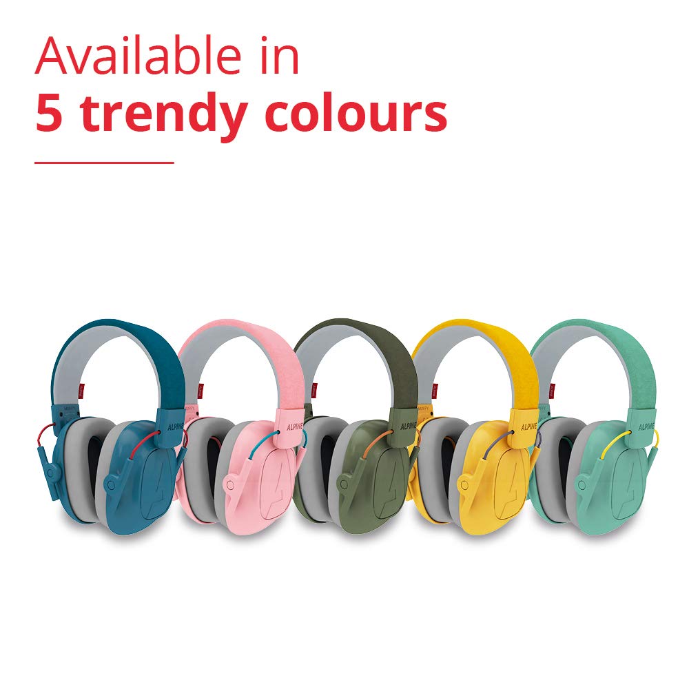 Alpine Muffy - Noise Cancelling Headphones for Kids - CE & ANSI Certified - Earmuffs for Autism - Kids Ear Protection for Sensory & Concentration Aid - Pink 🍁 All In One Marketplace Canada