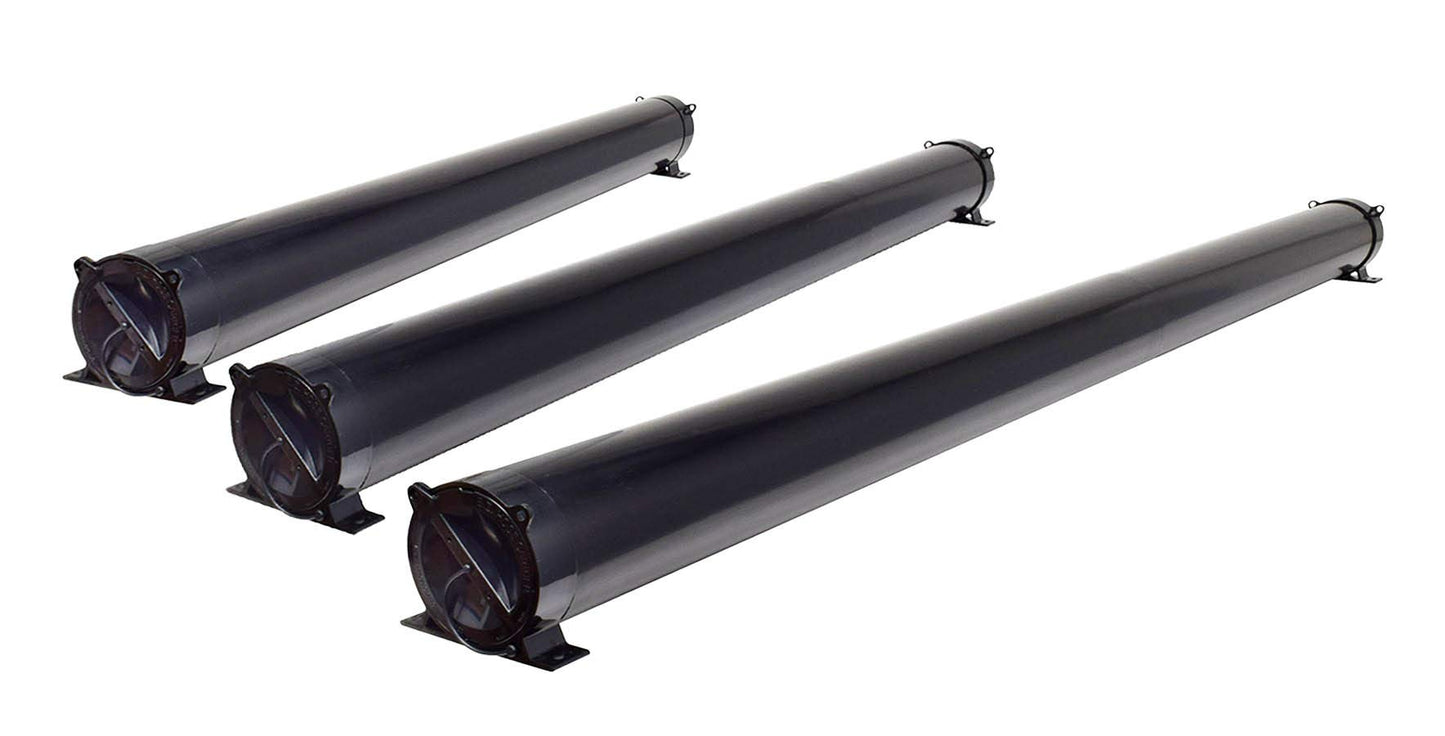 Valterra A04-5094BK RV Adjustable EZ Hose Carrier with Lockable Door Cap, Black Valterra