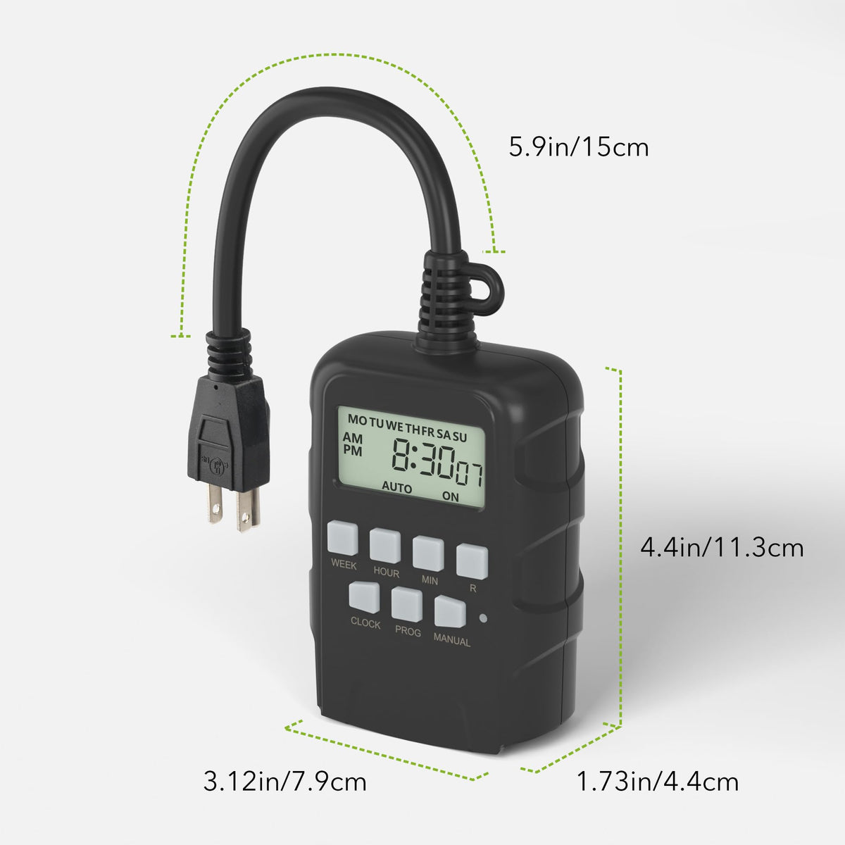 BN-LINK 7 Day Outdoor Heavy Duty Digital Programmable Timer Dual Outlet 🍁 All In One Marketplace Canada