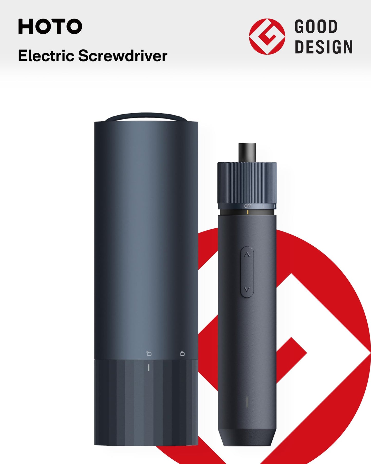 HOTO Electric Screwdriver Set, 3.6V Cordless Screwdriver Set USB-C, 3 Torque Settings, 1500mAh Battery, LED Light & 12 S2 Metal Bits for Furniture/Electrical Repairs - Available at All In One Marketplace Canada