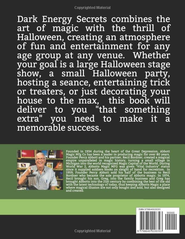 Dark Energy Secrets: Abbott's Magic Book Of Halloween