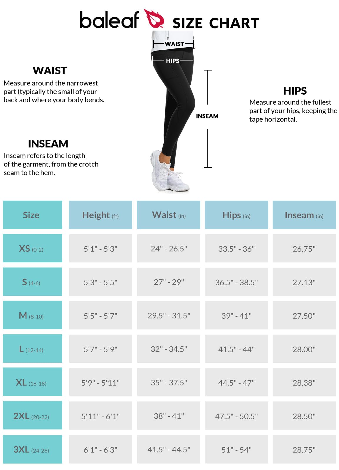 baleaf Women's Fleece Lined Leggings Winter Yoga Pants Water Resistant Pockets High Waisted Snow Hiking Warm Running Leggings Ski Black M 🍁 All In One Marketplace Canada