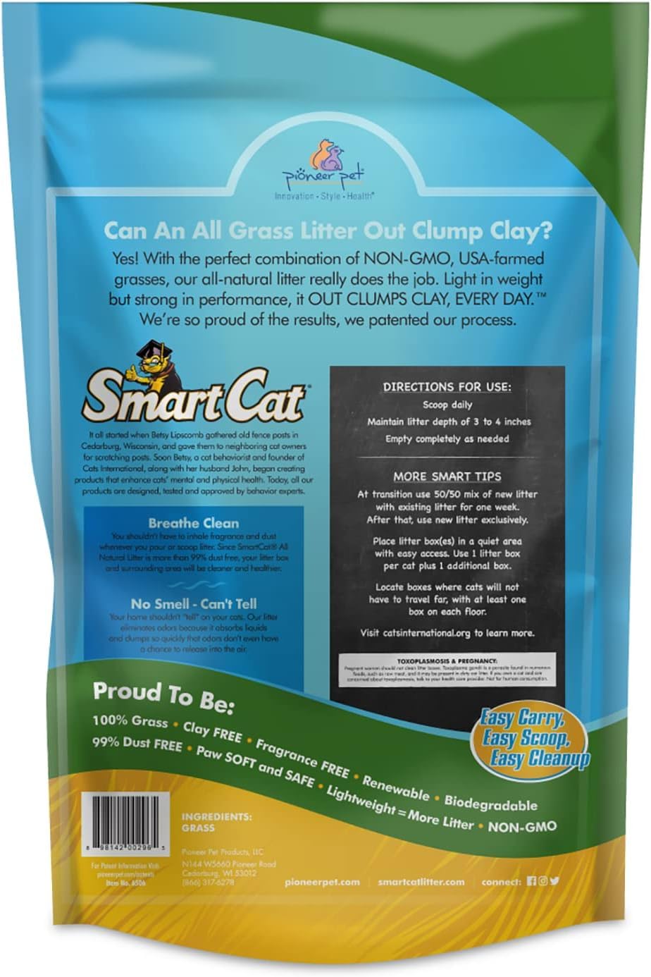 SmartCat 6505 All Natural Clumping Litter 10 Lbs π All In One Marketplace Canada