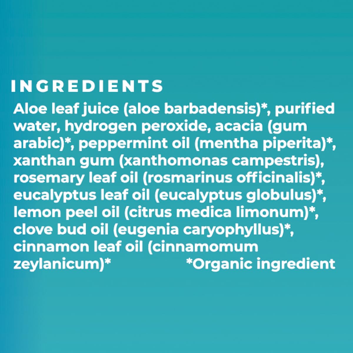 Essential Oxygen Organic Brushing Rinse Toothpaste Mouthwash for Whiter Teeth, Fresher Breath, and Healthier Gums, Peppermint 16 fl. oz 🍁 All In One Marketplace Canada