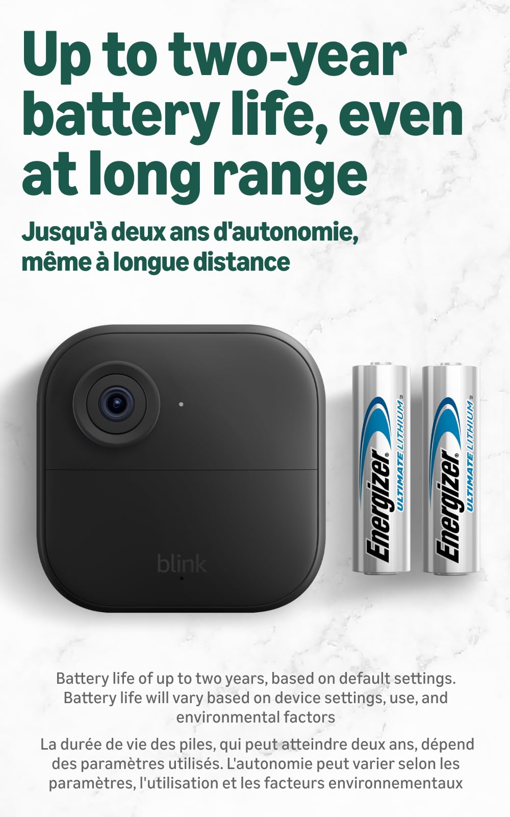 Blink Outdoor XR+ — Extended Range Wireless Outdoor 4 Camera with 10x security coverage powered by Blink's proprietary XR technology — 1 camera system
