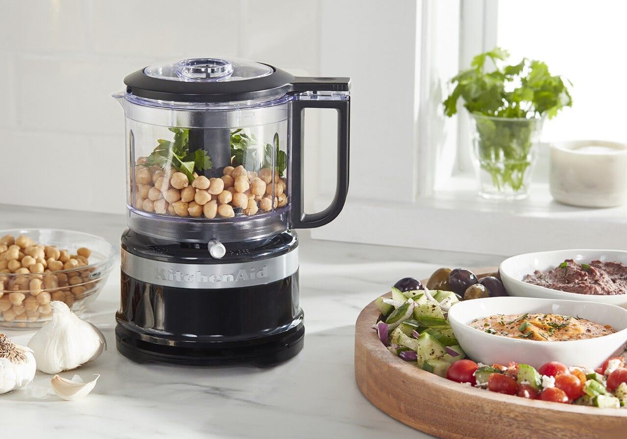 KitchenAid KFC3516OB 3.5 Cup Mini Food Processor, Onyx Black 🍁 All In One Marketplace Canada