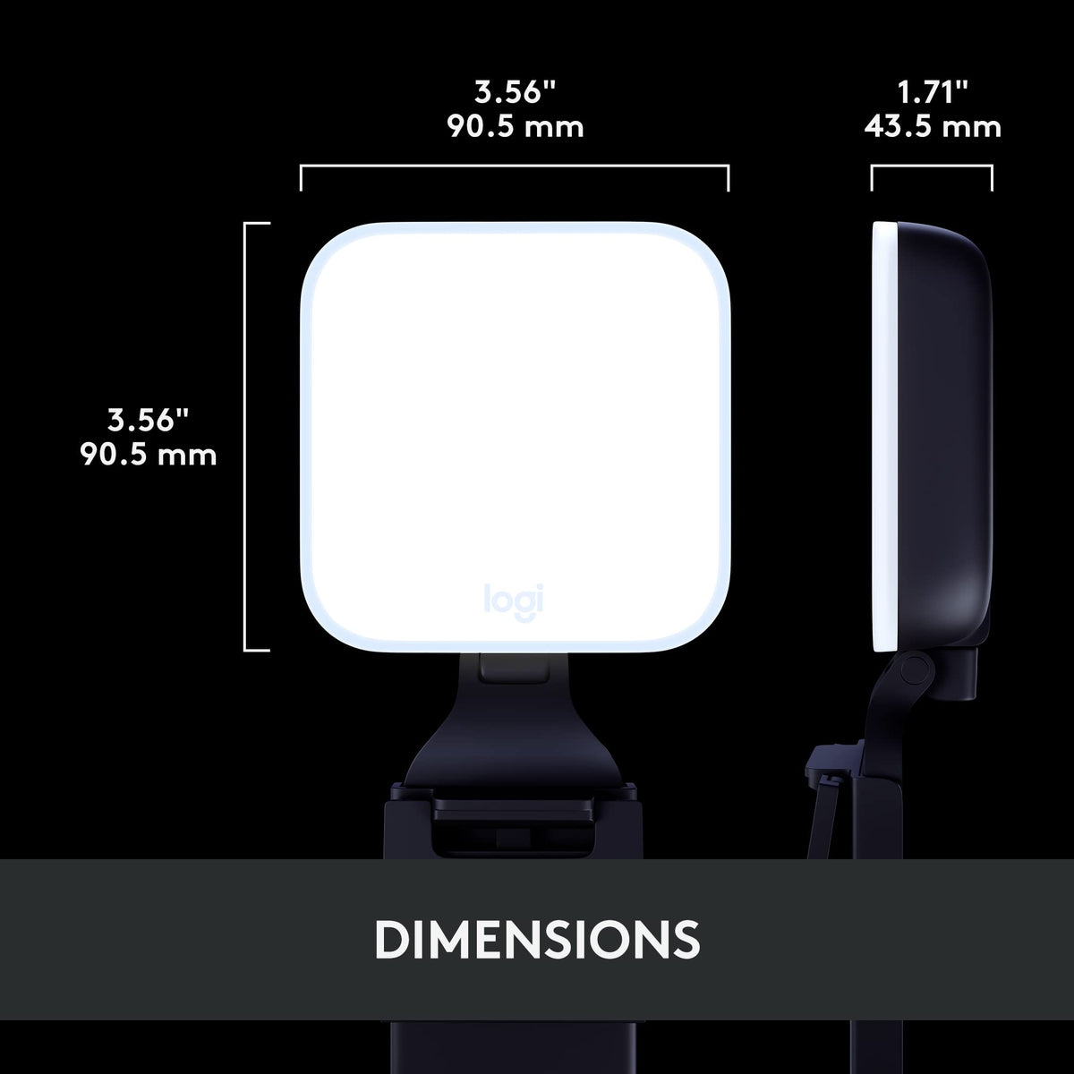 Logitech for Creators Litra Glow Premium LED Streaming Light - Graphite