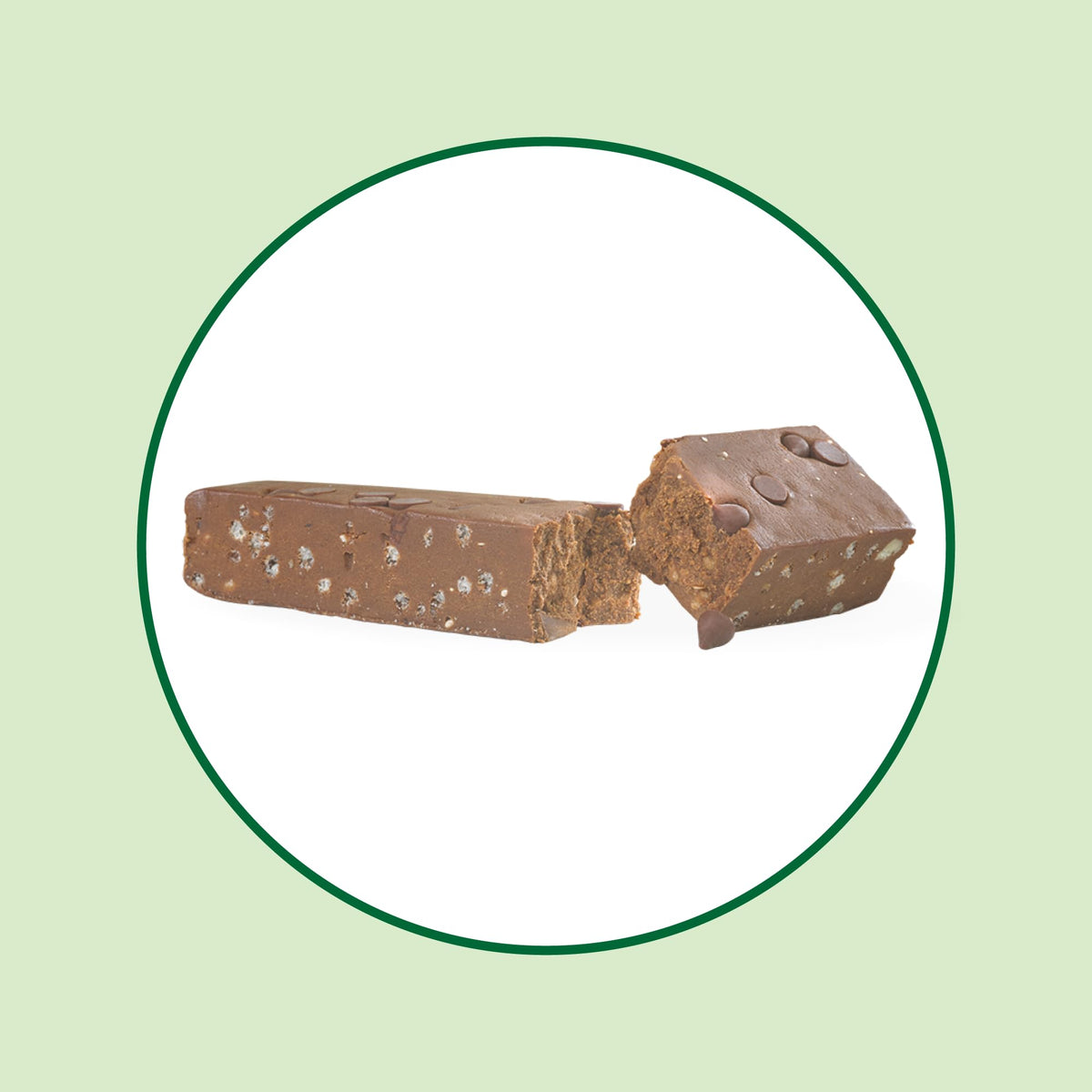 Iron Vegan Sprouted Protein Bars | Double Chocolate Brownie Flavour | 12 Pack