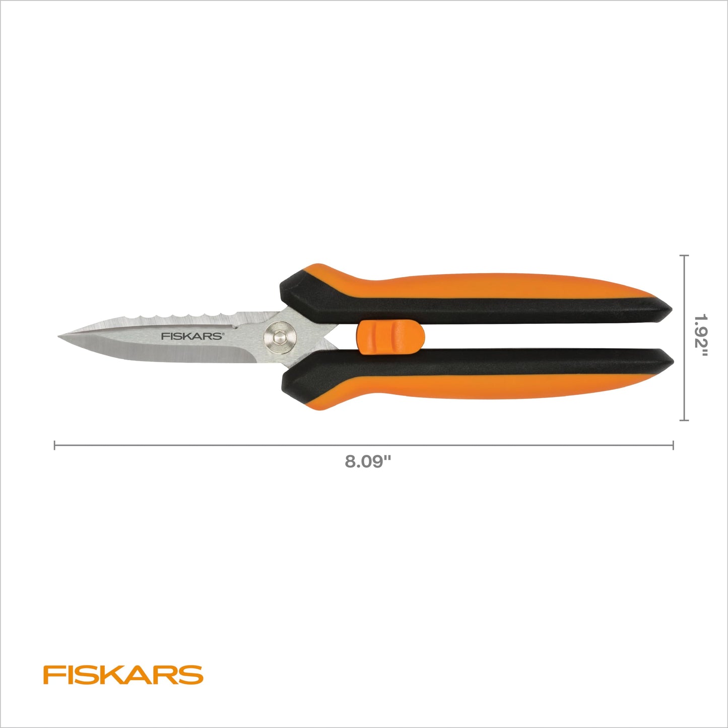 Fiskars Pruning Shears for Gardening, Multipurpose 8" Garden Shears with Sheath and SoftGrip Handle, Great for Cutting Nursery Pots, Bags, and Wire 🍁 All In One Marketplace Canada