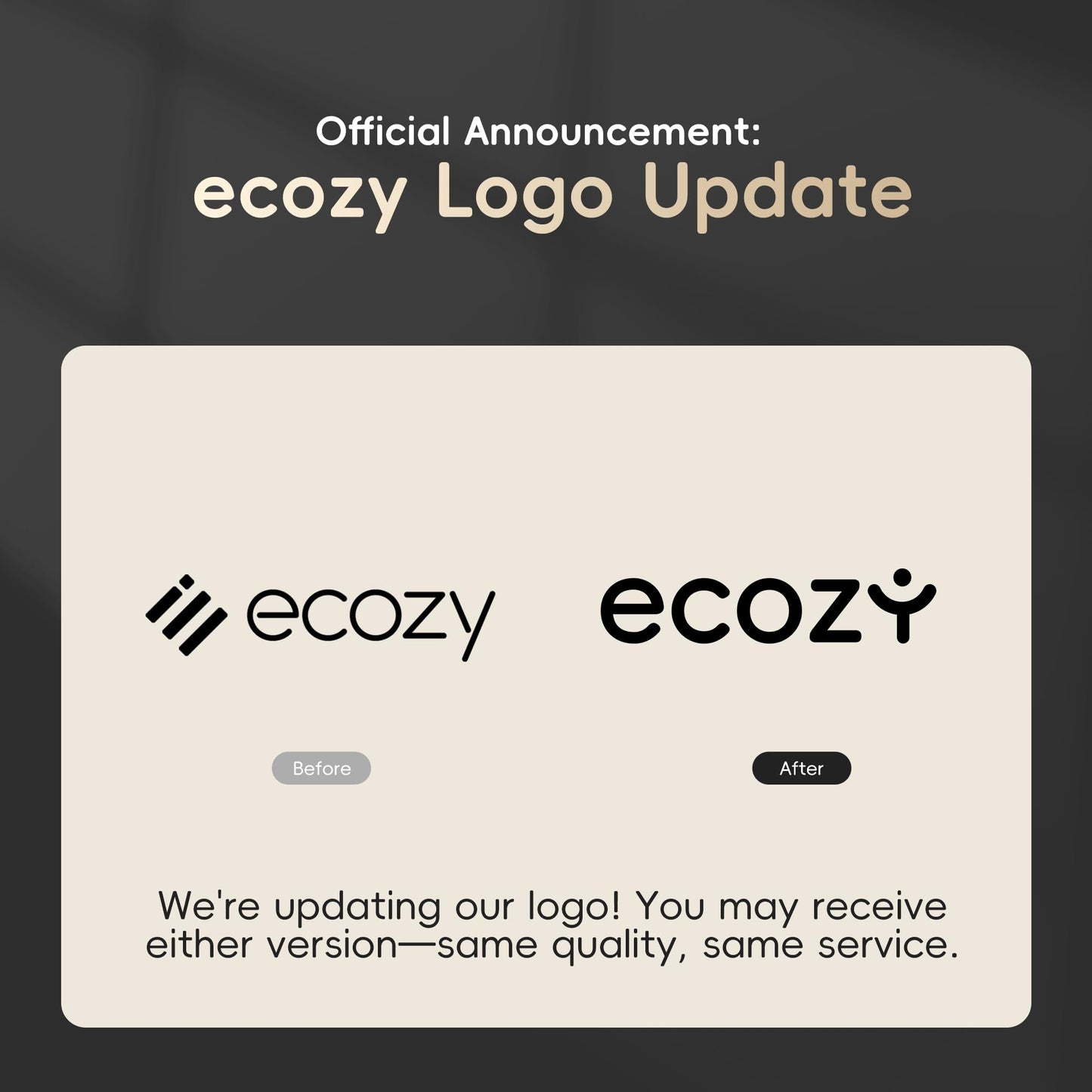 ecozy Portable Ice Maker Countertop, 26 lbs in 24 Hours Ice Machine ecozy
