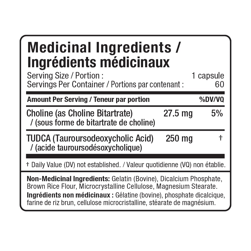 Allmax TUDCA+ 60ct - Tauroursodexoycholic - Liver Detox and Gut Health - Available at All In One Marketplace Canada