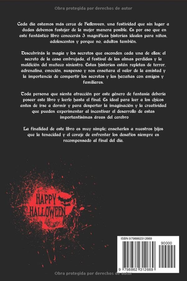 Histoires courtes d'Halloween pour enfants et adolescents : Un livre de contes d'horreur et de mystère incontournable que tous les enfants et adolescents doivent lire avant d'aller dormir