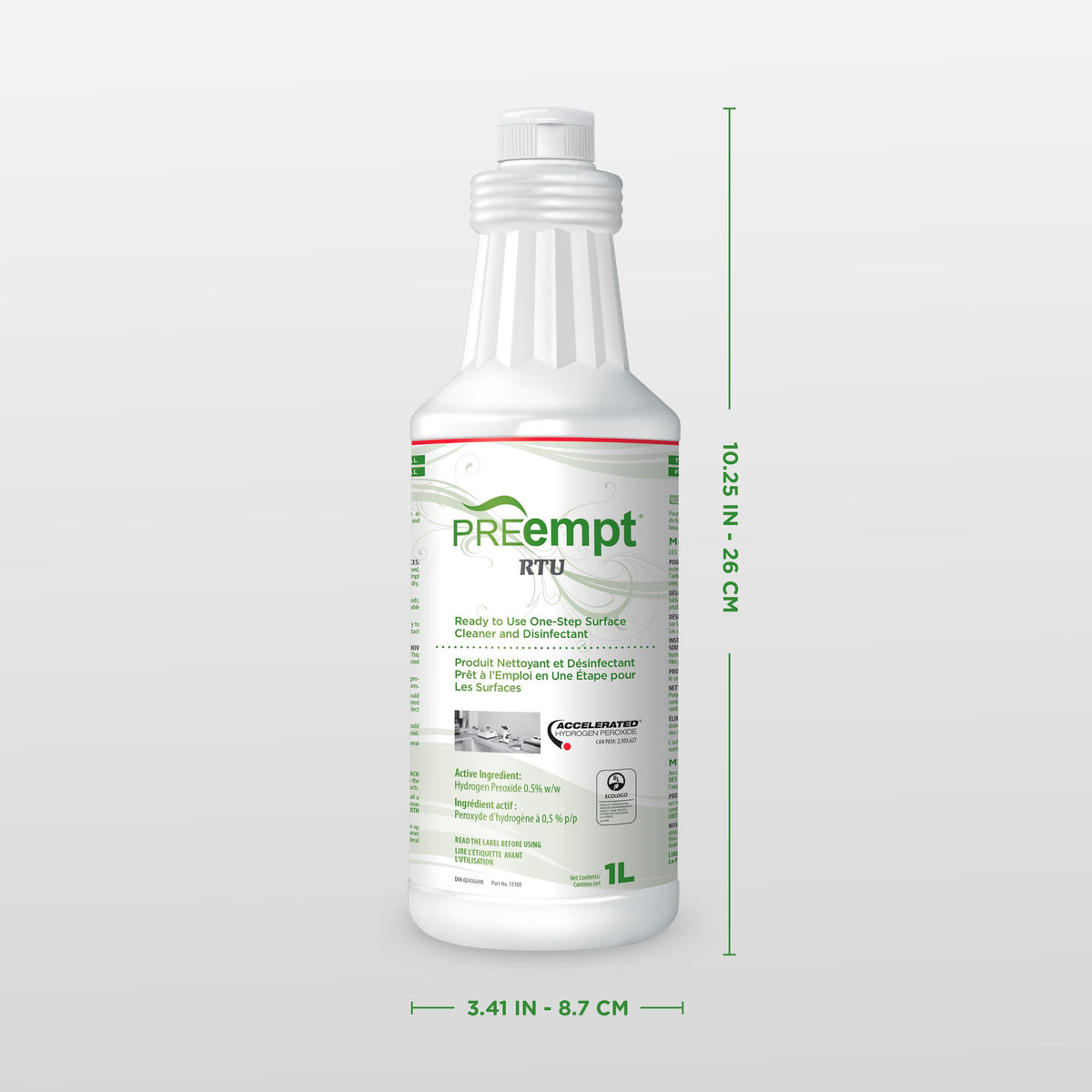 PREempt Ready to Use One Step Disinfectant All Purpose Cleaner – 1 L