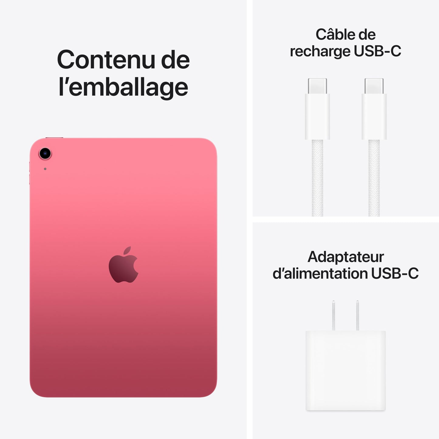 Apple iPad with A16 chip: 11-inch Liquid Retina Display, 128 GB, Wi-Fi 6, 12MP Front/12MP Back Camera, Touch ID, All-Day Battery Life — Pink 🍁 All In One Marketplace Canada