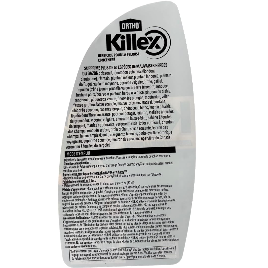 Ortho KILLEX Lawn Weed Killer Concentrate, 1L