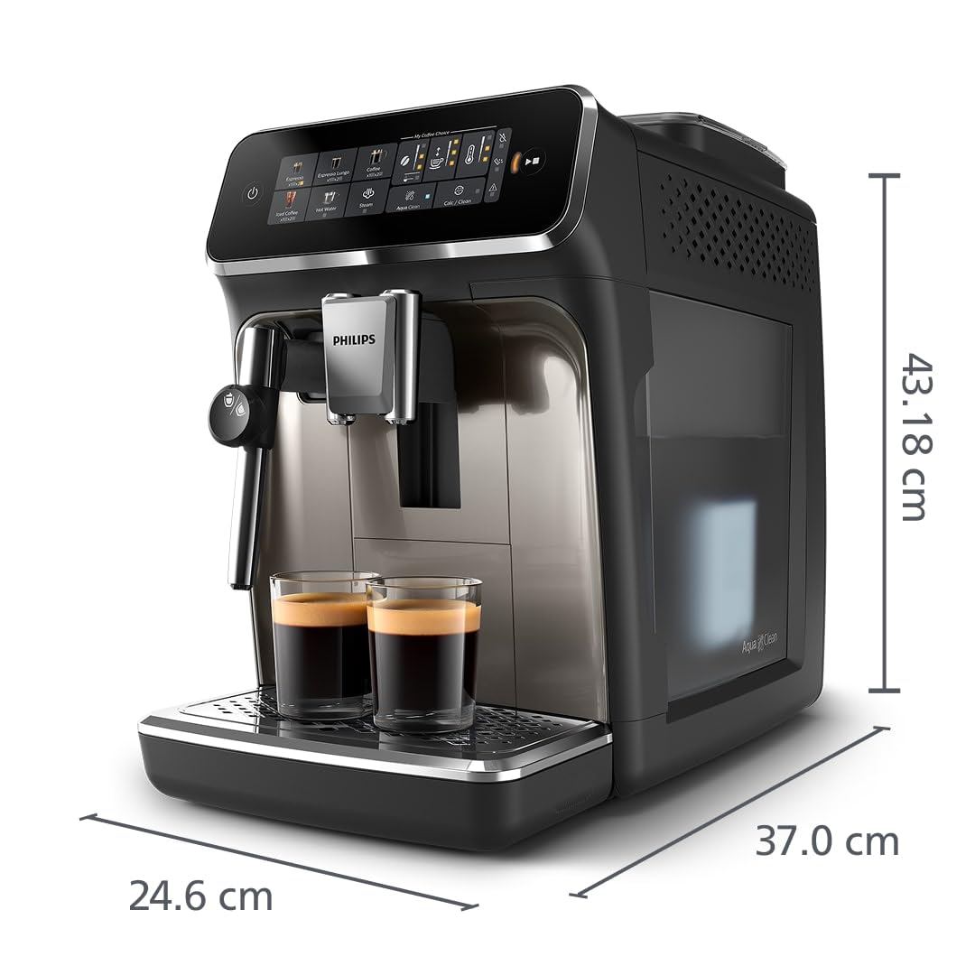 Philips 3300 Series Fully Automatic Espresso Machine with Milk Frother