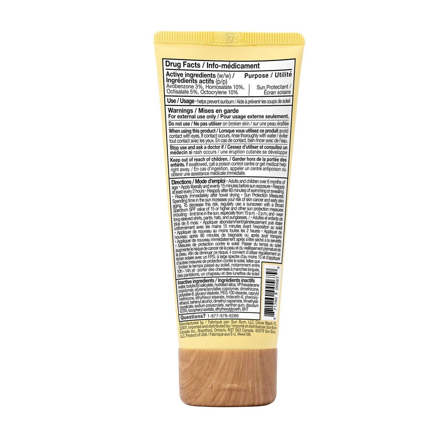 Sun Bum Original SPF 50 Sunscreen Face Lotion - Broad Spectrum Moisturizing UVA/UVB Protection with Vitamin E - Vegan & Hawaii Act 104 Compliant - 88ml - Available at All In One Marketplace Canada