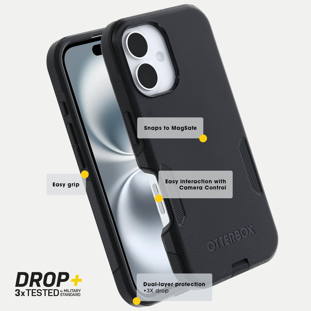 Otterbox iPhone 16 Commuter Series Case - Black