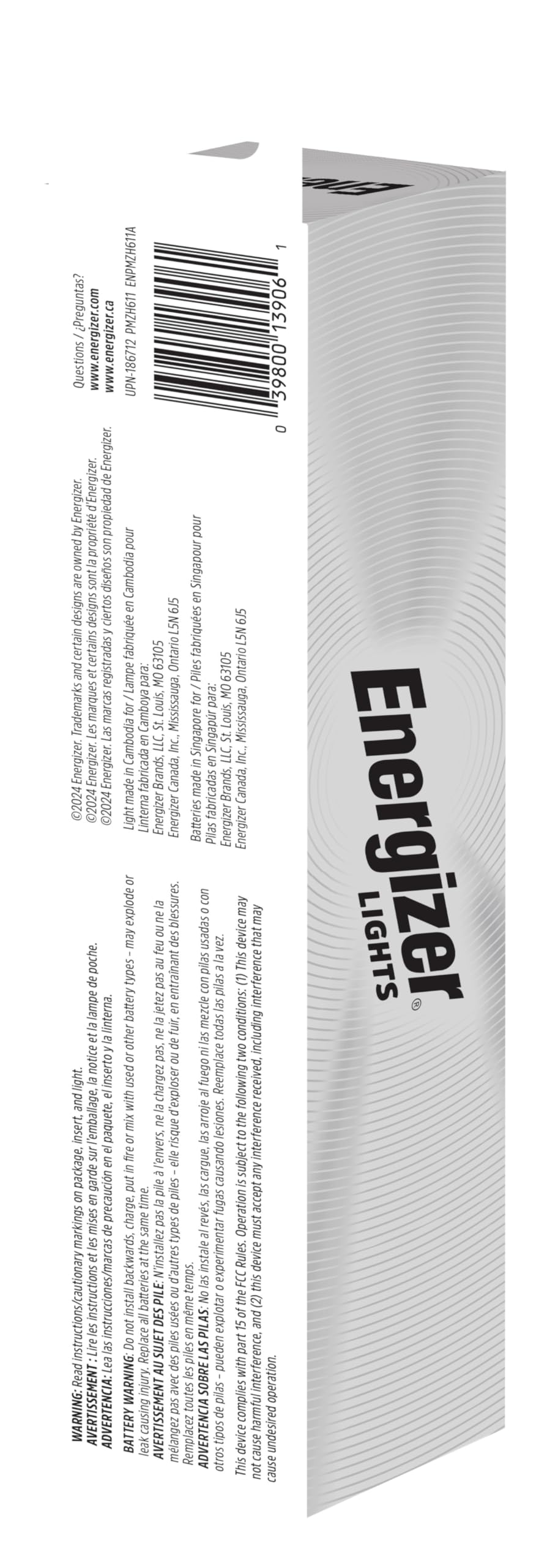 ENERGIZER LED Flashlight Vision PRO, Ultra Bright 1000+ Lumens, IPX4 Water Resistant, Aircraft-Grade Aluminum LED Light, Rugged Metal Flash Light for Outdoors, Emergency Power Outage, Black Energizer