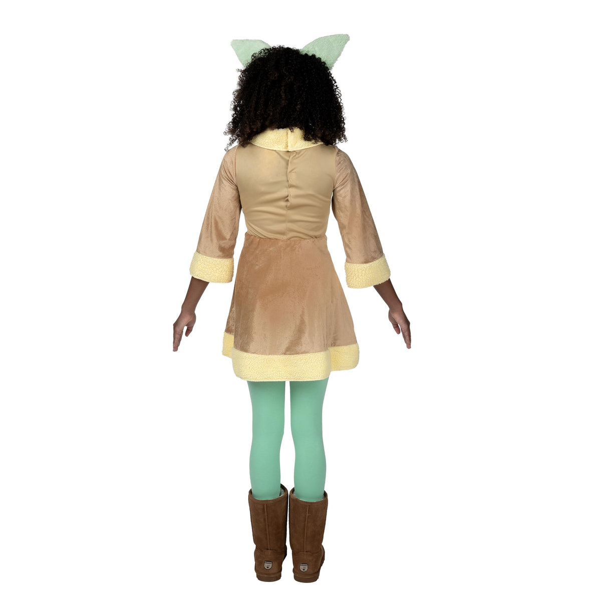 Déguisement officiel Star Wars Grogu pour enfant Jazwares - Robe en tissu minky de qualité supérieure avec coiffe assortie (L)