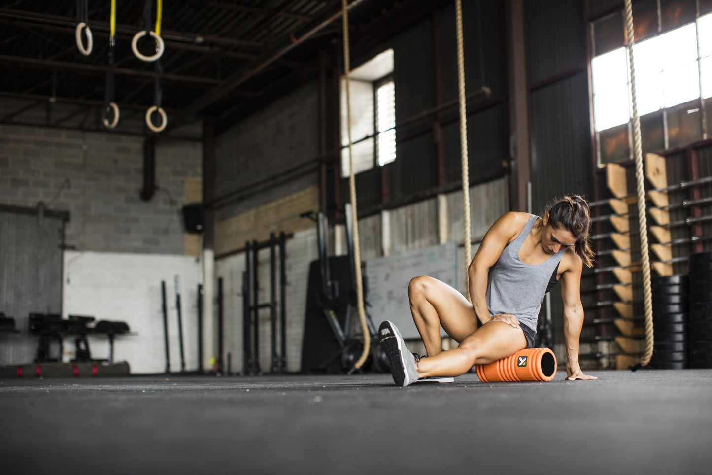 TriggerPoint Grid Foam Roller with Free Online Instructional Videos, Original (13-inch), Orange TRIGGERPOINT