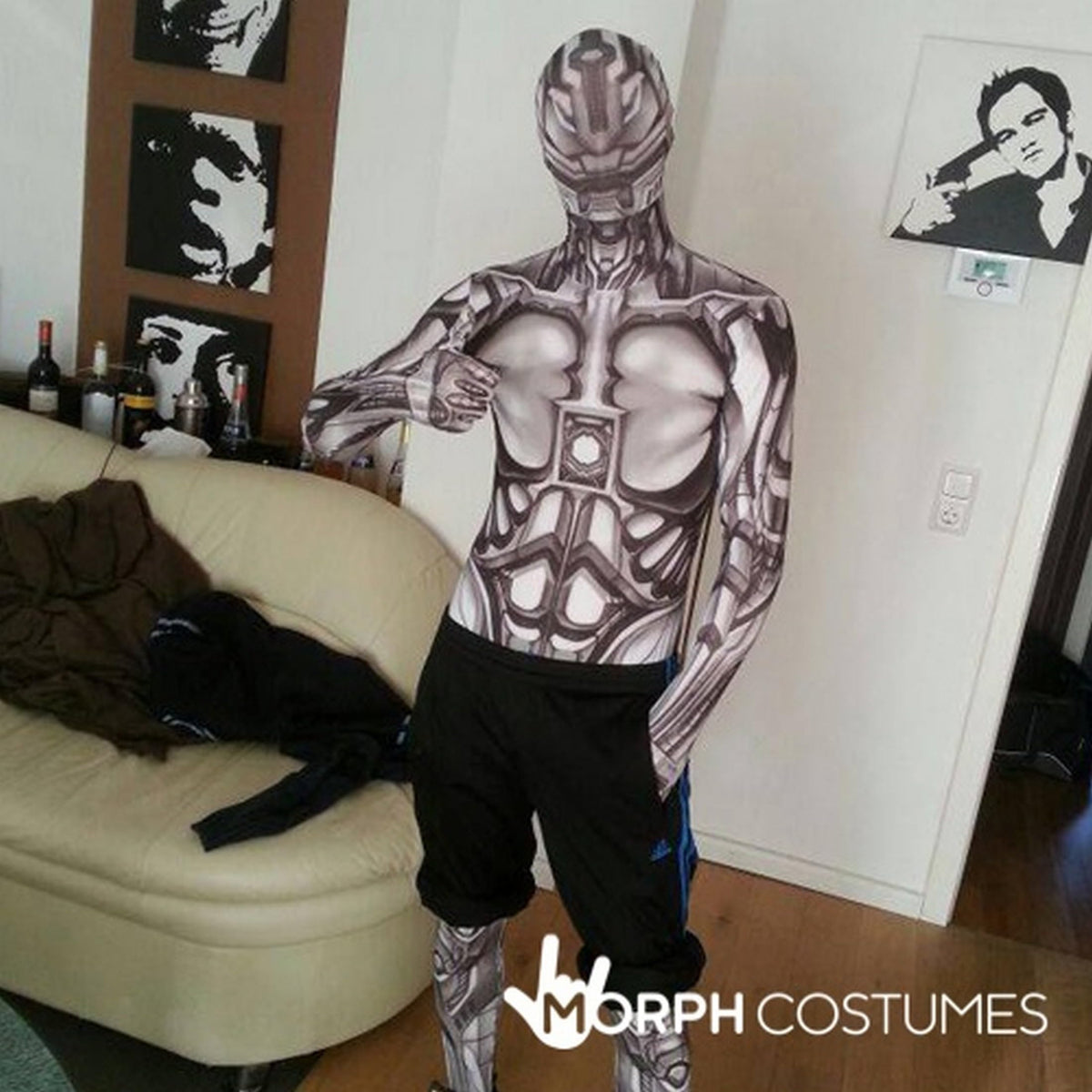 Morphsuits Monster The Android, Multi, Medium Skinsuit