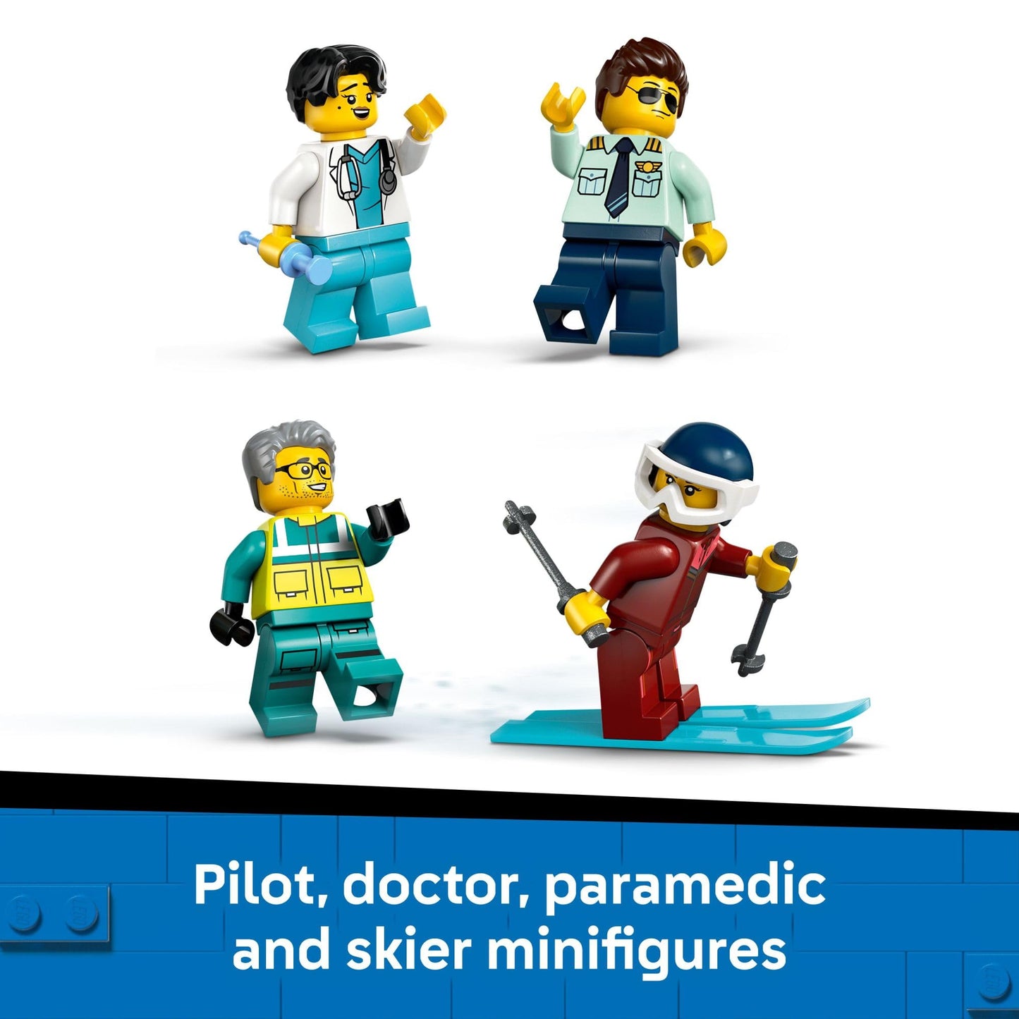 LEGO City Emergency Air Ambulance Airplane Building Toy for Kids - Pretend Play Rescue Airplane Model for Boys & Girls, Ages 6+ - Building Blocks W/Hero Minifigures - Gift Idea for Birthdays - 60465 🍁 All In One Marketplace Canada