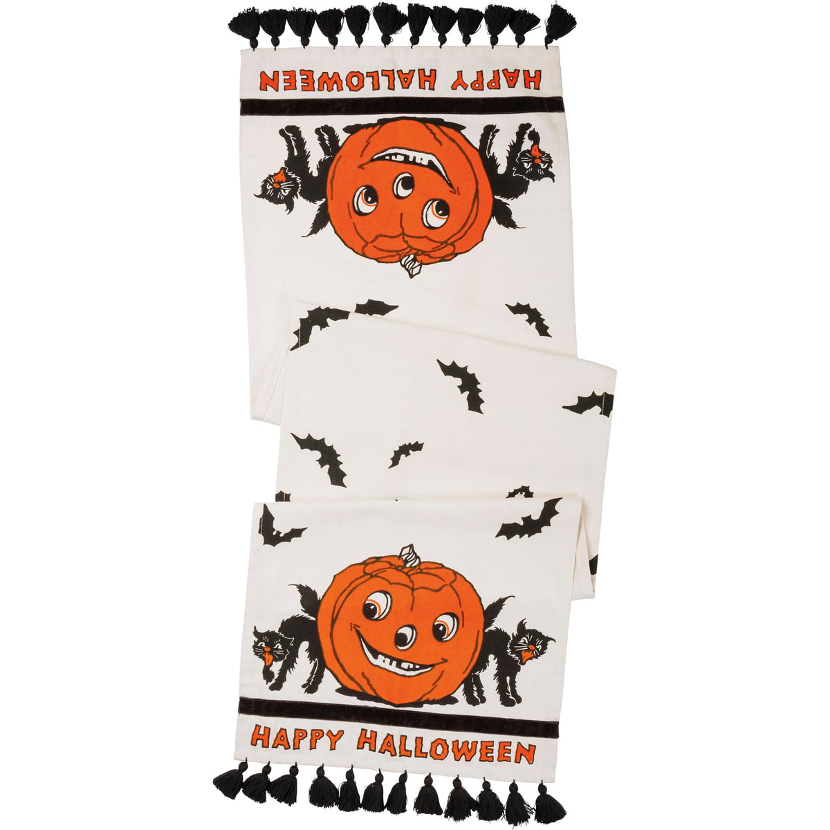 Chemin de table Halloween Primitives by Kathy, multicolore
