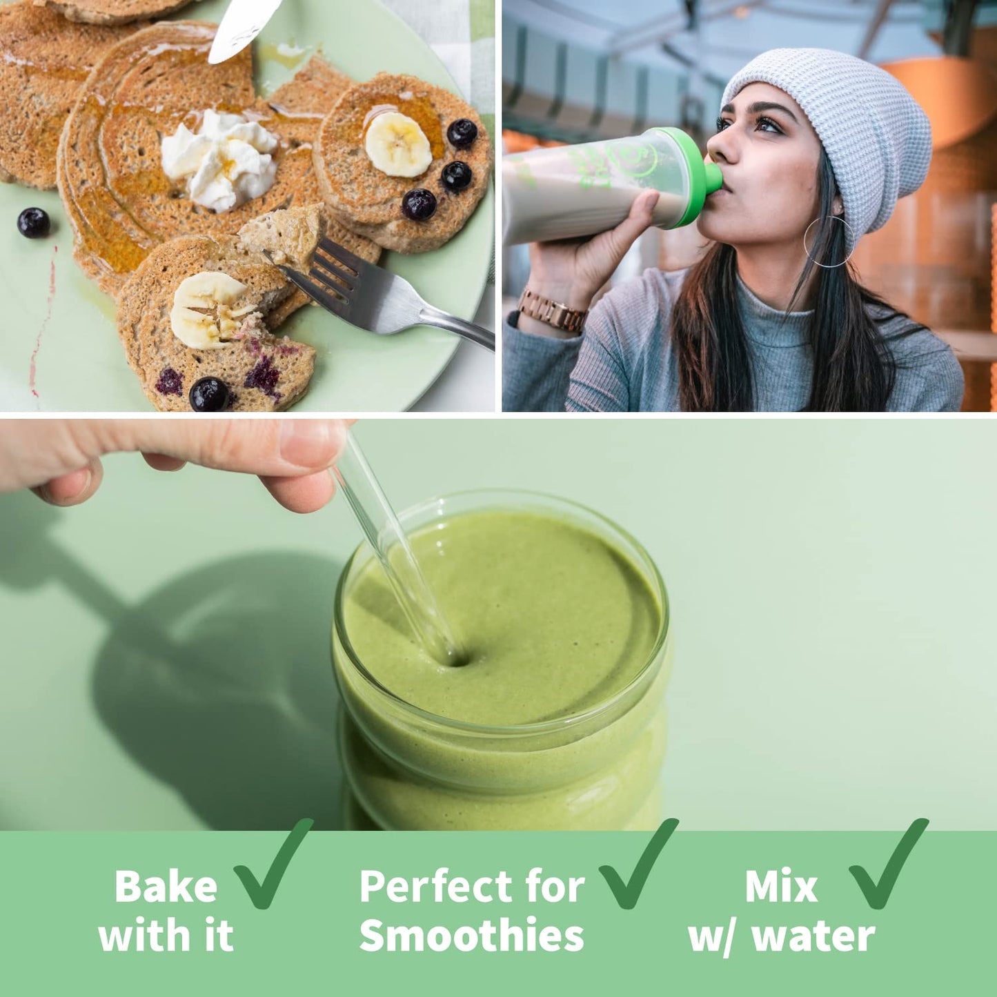 Sprout Living Epic Protein Powder, Vanilla Lucuma Flavor, Organic Plant Protein, Gluten Free, No Additives, 19 Grams Clean Vegan Protein (1 pound,13 servings) Sprout Living