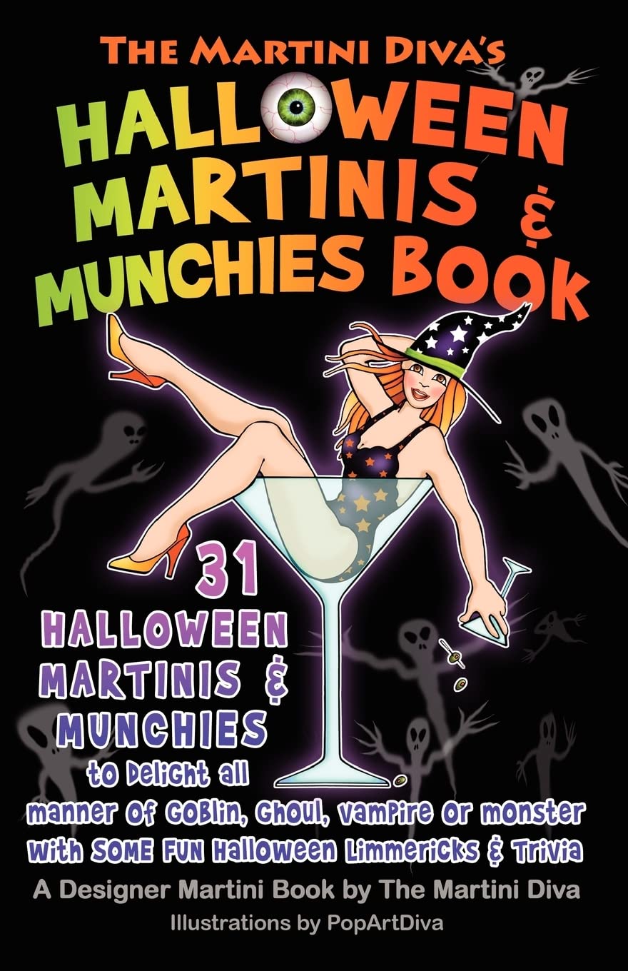 Le livre « Martinis & Munchies » d'Halloween de la Martini Diva
