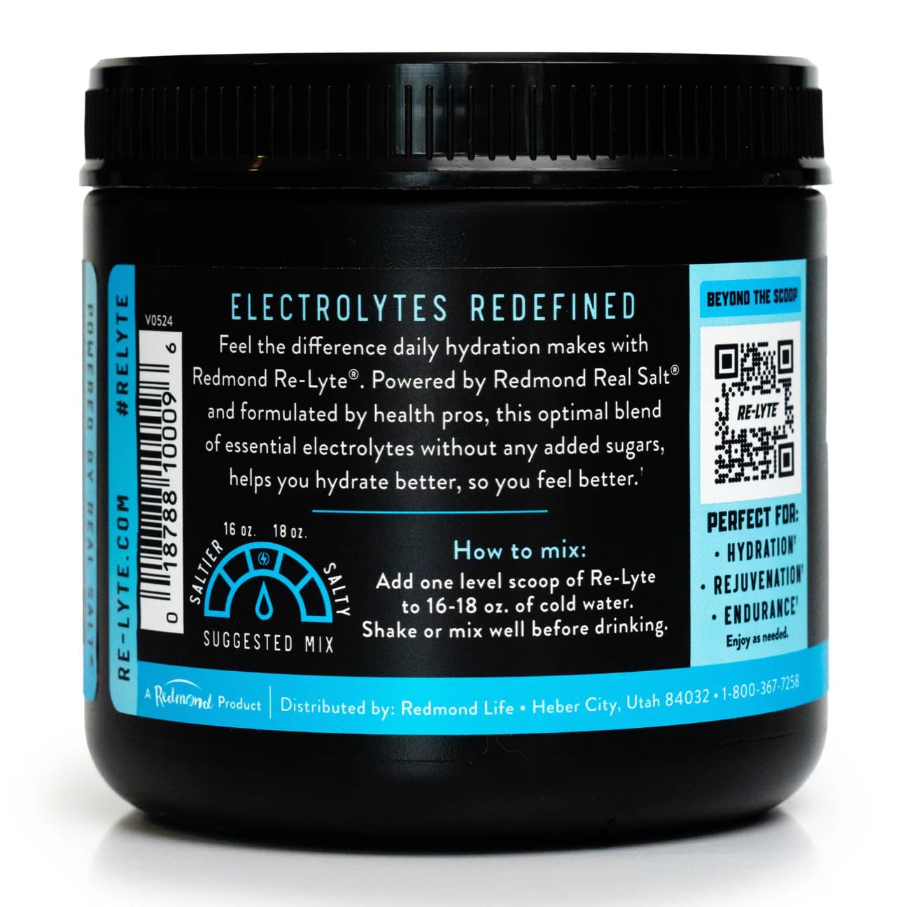 REDMOND Re-Lyte Electrolyte Hydration Mix – Unflavored