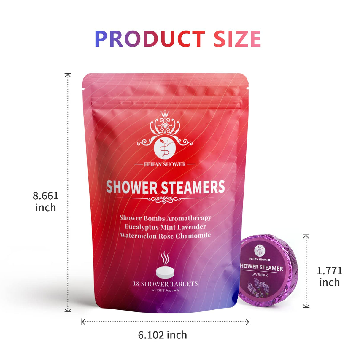 Shower Steamers Aromatherapy for Women & Men - 18 Pack Shower Bombs 🍁 All In One Marketplace Canada