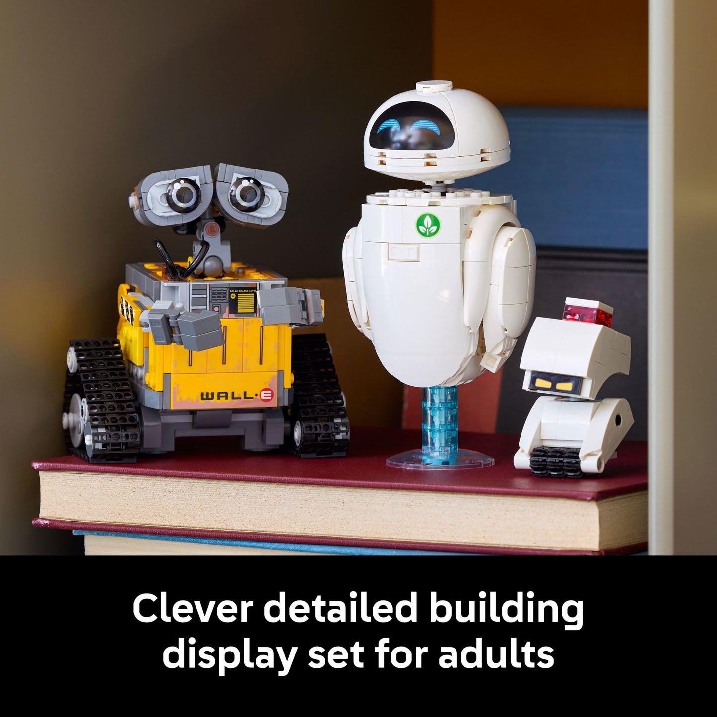 LEGO Disney & Pixar Wall-E & EVE Building Set for Adults, Ages 18+ - Home Office, Book Shelf, or Room Decor for Disney Fans - Gift Ideas for Men & Women - 43279 - Available at All In One Marketplace Canada