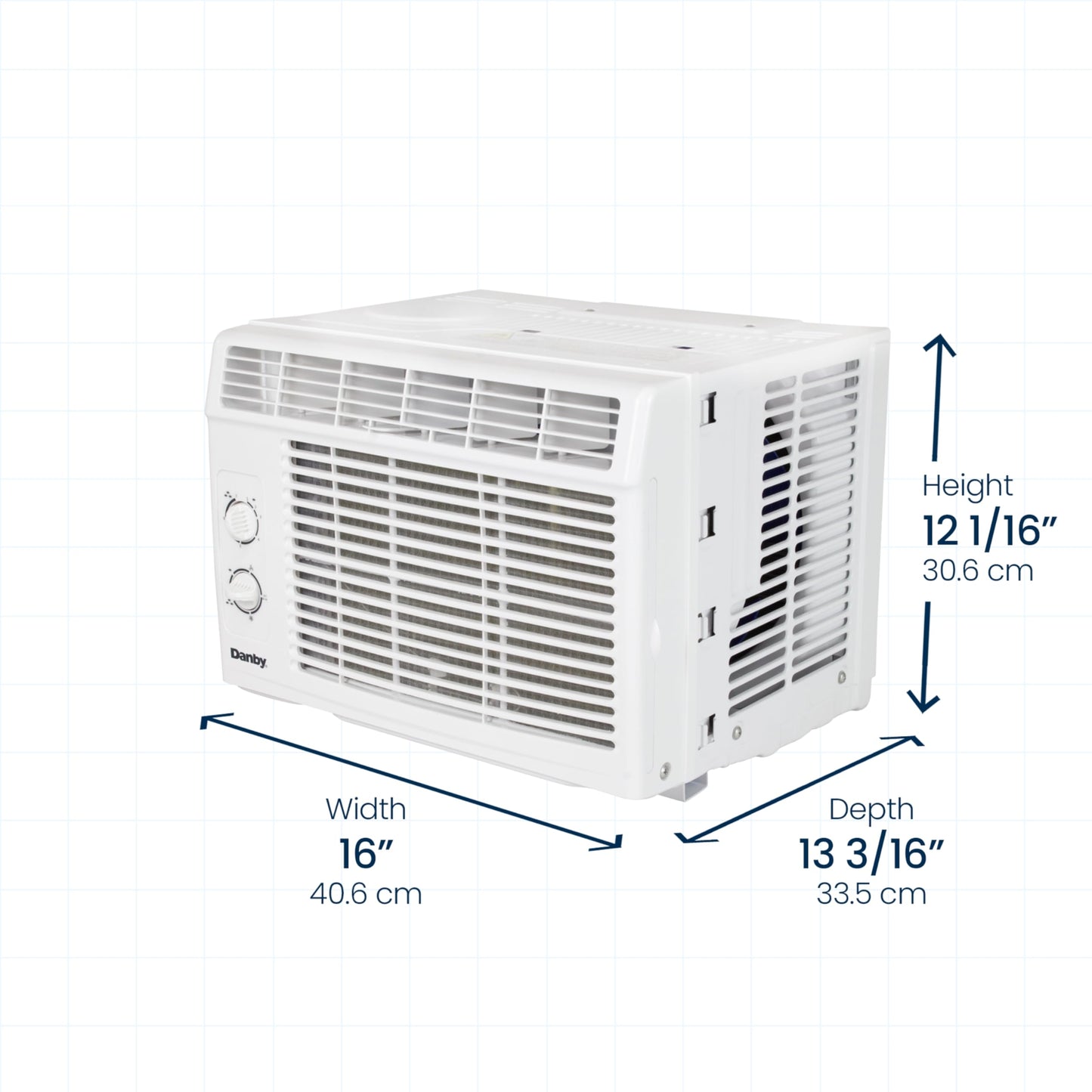 Danby DAC050MB1WDB 5,000 BTU Window Air Conditioner, 2 Cooling and Fan Settings, Easy to Use Mechanical Rotary Controls, Ideal for Rooms Up to 150 Square Feet - Available at All In One Marketplace Canada